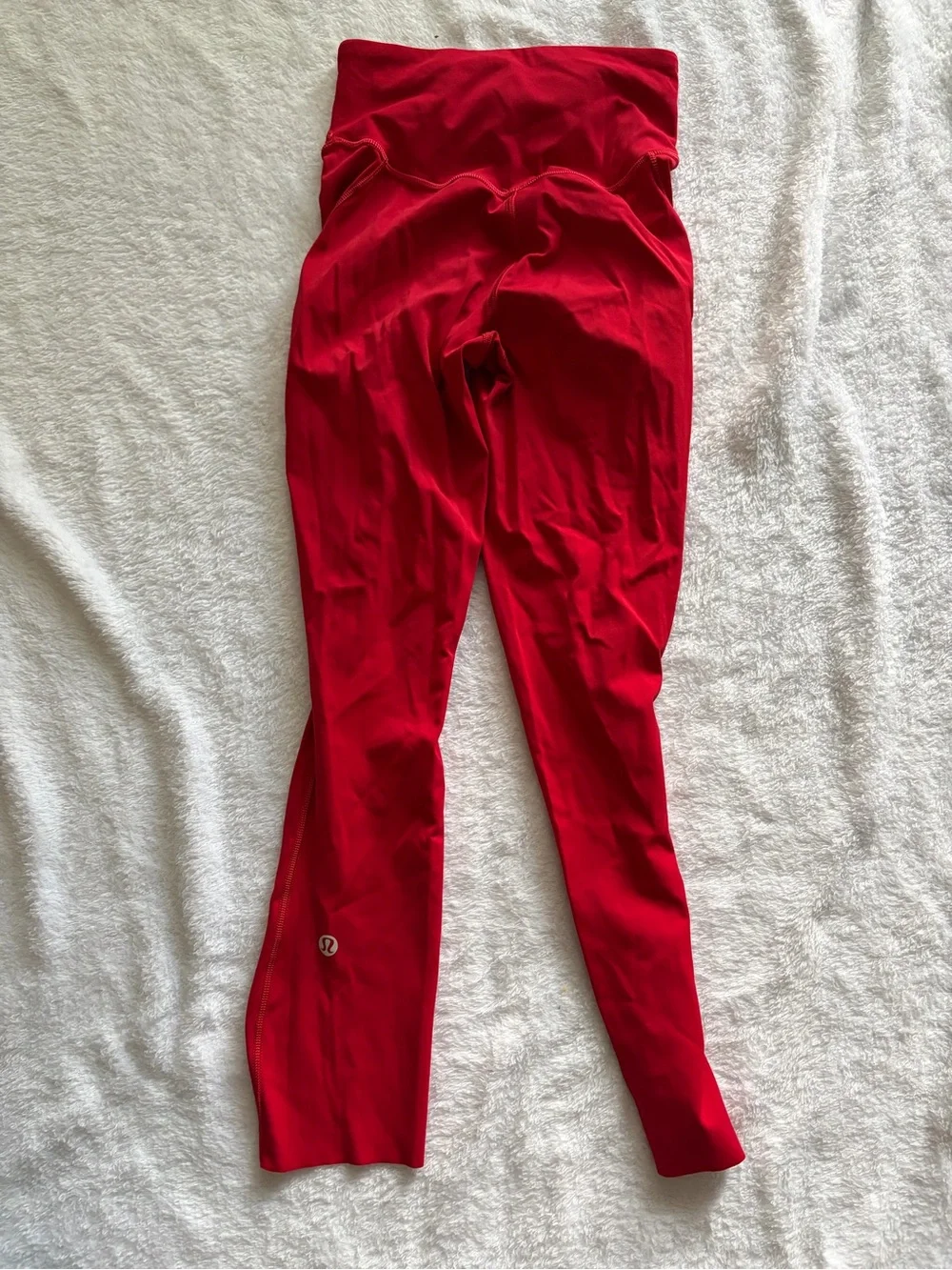 Lululemon Red High Rise 25” Cropped Leggings Size 0